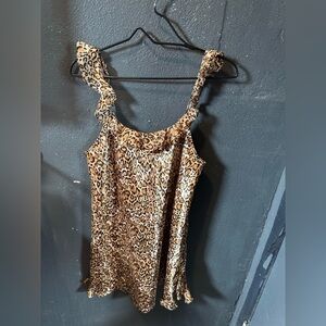Morgan Taylor Leopard Print Women's Night Gown